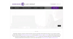 Desktop Screenshot of corridorlaw.com